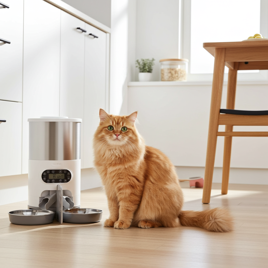 Automatic chqiue pet feeder